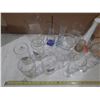 Image 2 : Lot of Glass and Wooden Items.