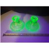 Image 1 : (2) Uranium Candle Holders.