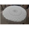 Image 1 : Vintage Circular Table Cloth - Diameter 48"(Approx)