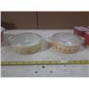 Image 4 : Lot of Pyrex Bowls, Refrigerator Dish, etc. (Refrigerator dish lids have chips)