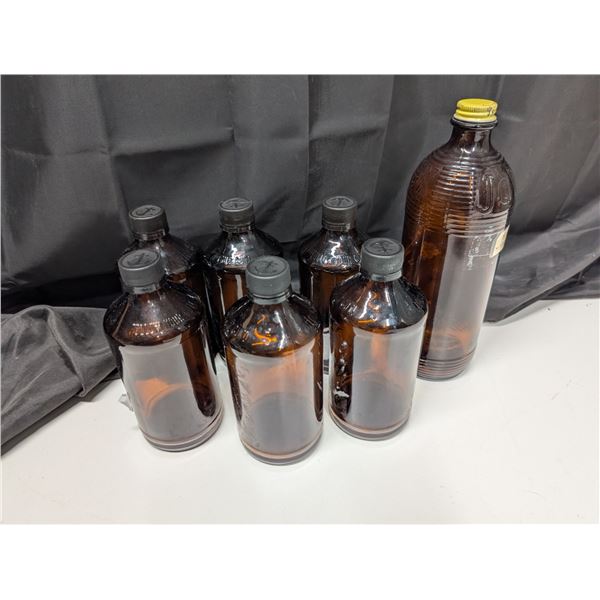Lot of Vintage/Antique Bottles (Javex and "Follow Your Gut"