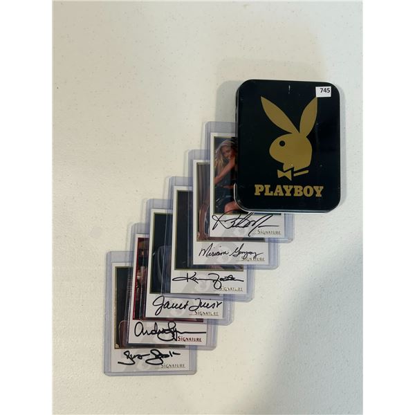 Playboy 50th Anniversary Autographed Cards