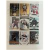 Image 1 : Serial Numbered Rookie Cards - 1 Sheet (9 Hockey Cards)