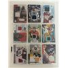 Image 1 : Assorted Jersey Cards - 1 Sheet (9 Hockey Cards)