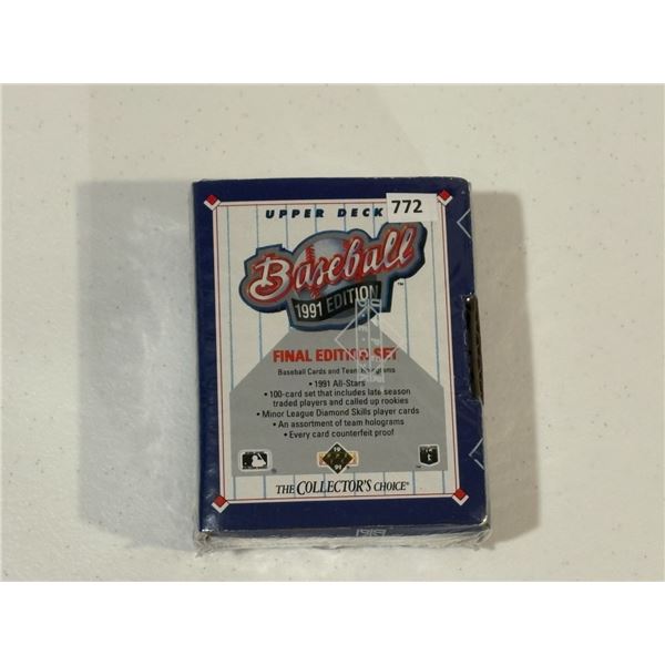 1991 Factory Sealed Upper Deck Baseball - Final Series Set