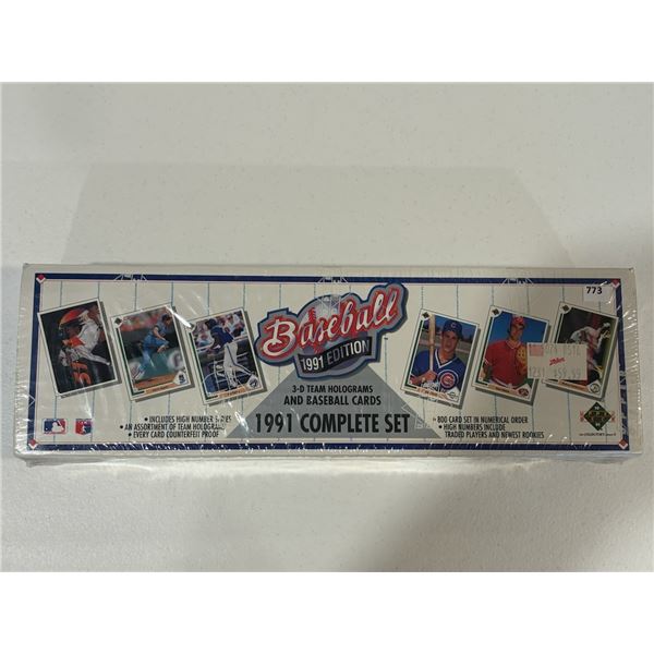 1991 Factory Sealed Upper Deck Baseball Set
