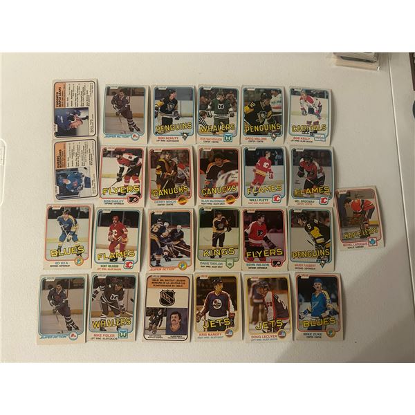 1981-82 OPC Hockey Cards (25)
