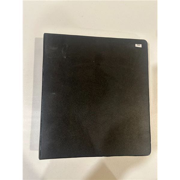 Assorted Hockey Card Binder