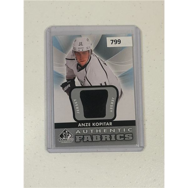 Anze Kopitar - Jersey Card
