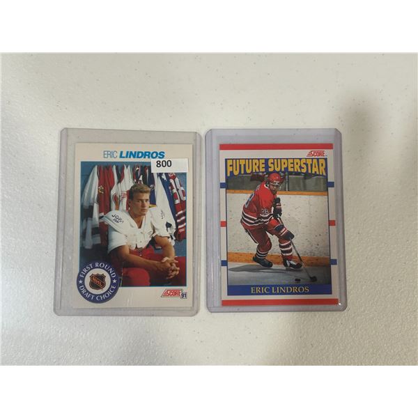 Eric Lindros - Rookie Cards (2)