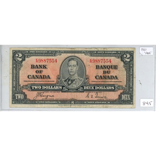 1937 Two Dollar Bill