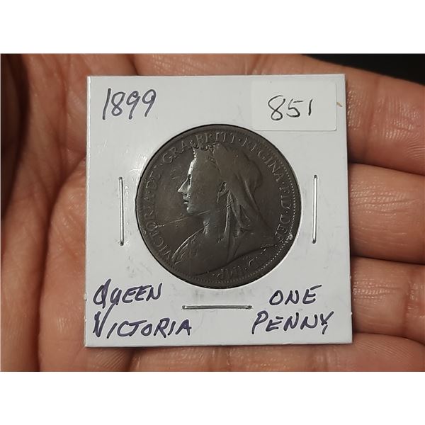 1899 Queen Victoria penny