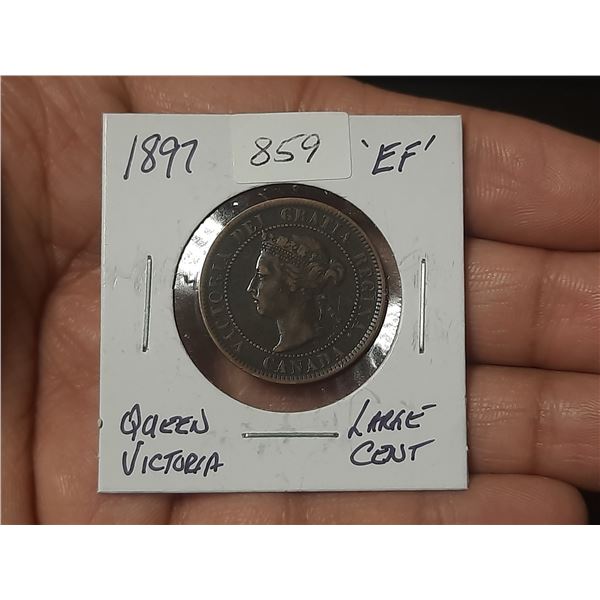 1897 Queen Victoria Cent
