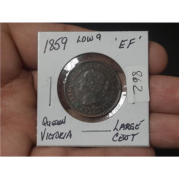 1859 Queen Victoria Cent