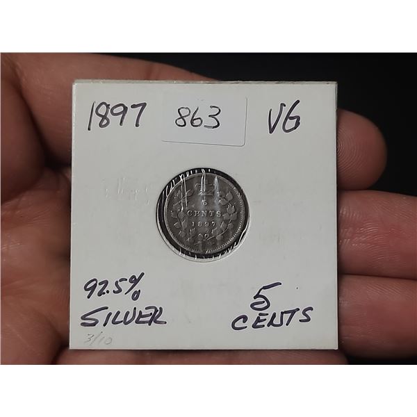 1897 Five Cents