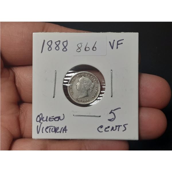 1888 Five Cents