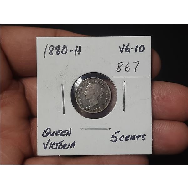 1880-H Five Cents