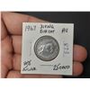 Image 1 : 1967 Diving Bobcat 25 Cents Silver