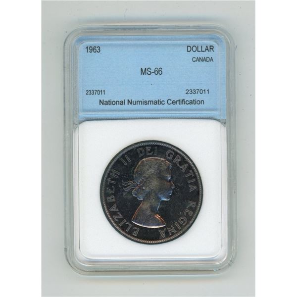 1963 Graded MS-66 Silver Dollar