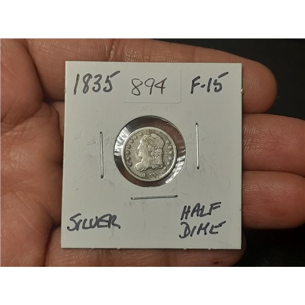 1835 Half Dime USA