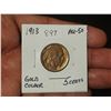 Image 1 : 1913 Indian Chief 5 Cents-Odd Colour