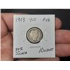 Image 1 : 1913 90% Silver Barber 10 Cents