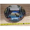 Image 1 : Hand painted fire king plate
