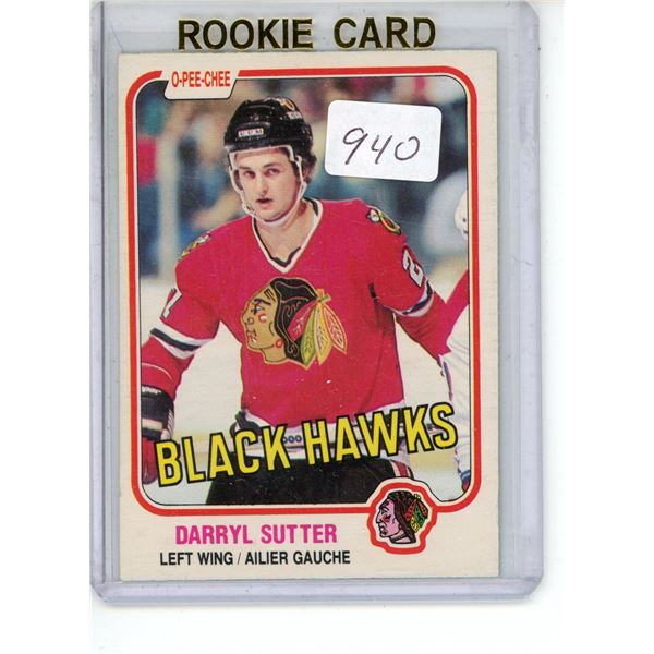 1981/82 O-Pee-Chee #65 Sutter RC