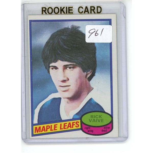 1980/81 O-Pee-Chee #242 Rick Vaive RC