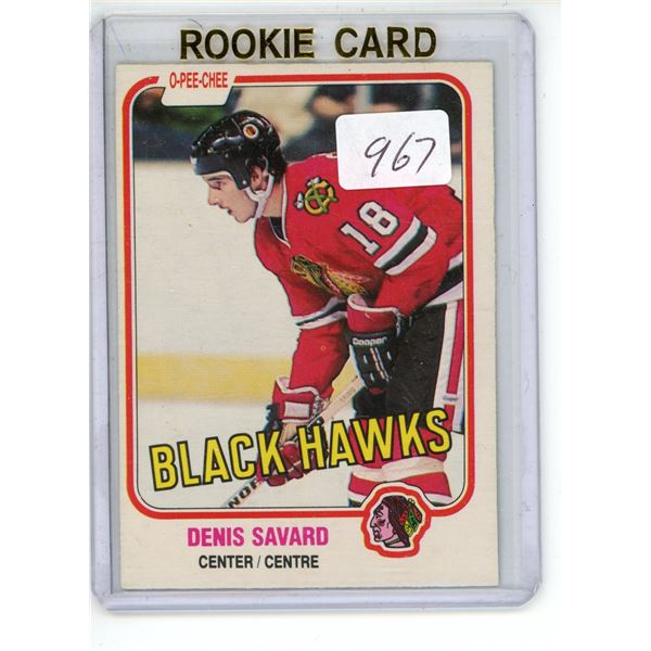 1981/82 O-Pee-Chee #63 Savard RC