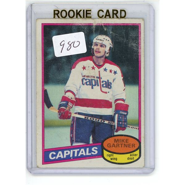 1980/81 O-Pee-Chee #195 Gartner RC (Condition Issue)