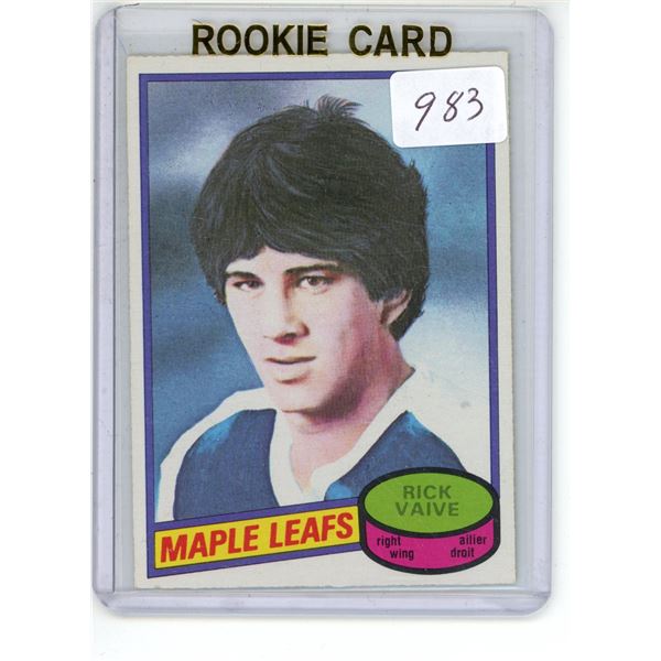 1980/81 O-Pee-Chee #242 Vaive RC