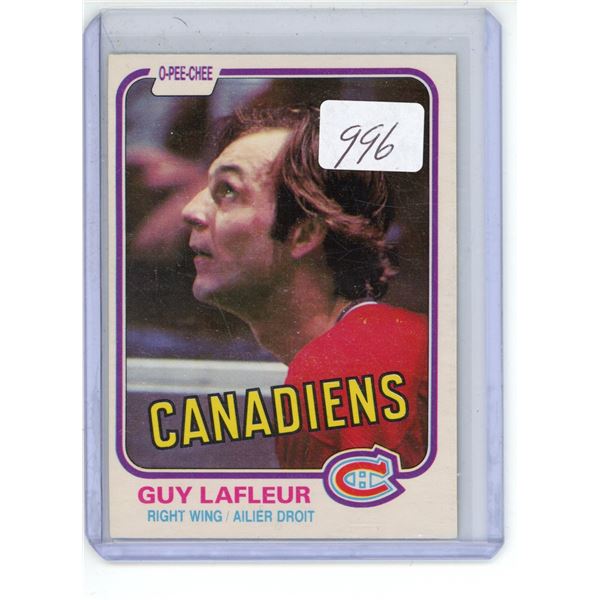 1981/82 O-Pee-Chee #177 LaFleur
