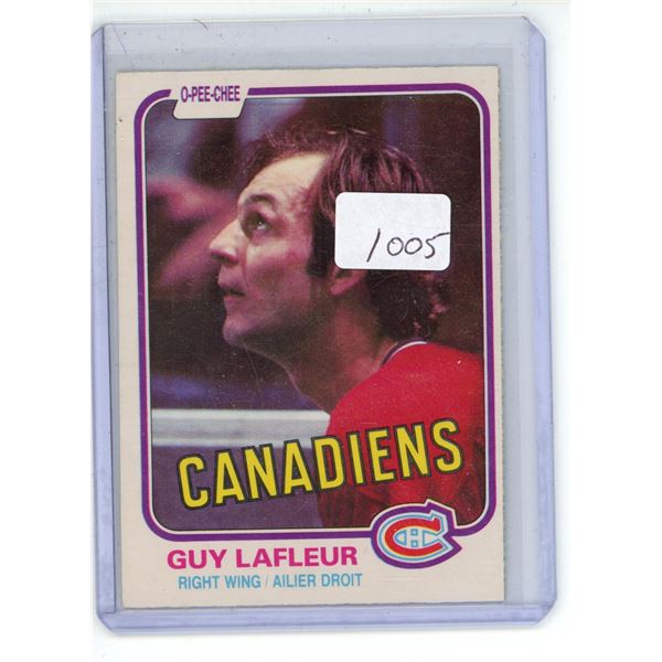 1981/82 O-Pee-Chee #177 LaFleur