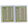 Image 2 : (2) 1980/81 O-Pee-Chee #257 & #396 Unmarked Checklists