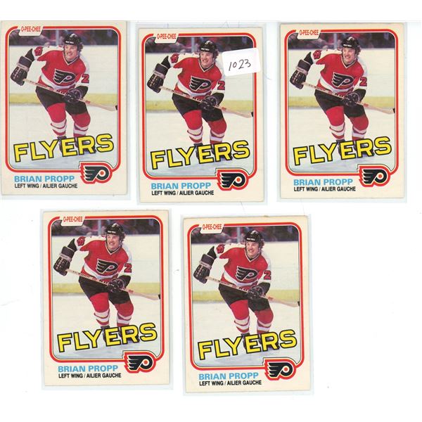 (5) 1981/82 O-Pee-Chee #246 Brian Propp