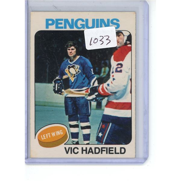 1975/76 O-Pee-Chee #165 Hadfield