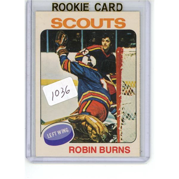 1975/76 O-Pee-Chee #104 Burns RC