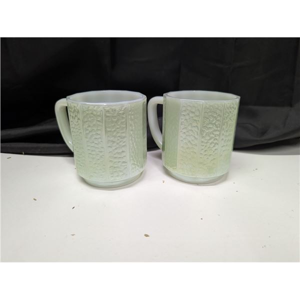 Matching Vintage FireKing Mugs