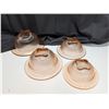 Image 4 : (4) PC Pink Depression Bowl Set