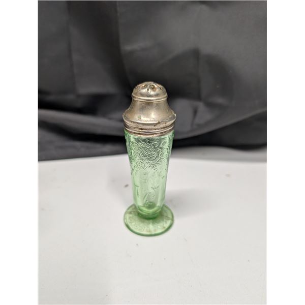 Salt Shaker Vaseline Glass