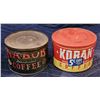 Image 2 : (4) Antique/Vintage Coffee Tins