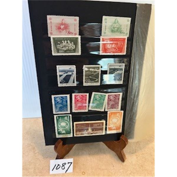2 pages of stamps