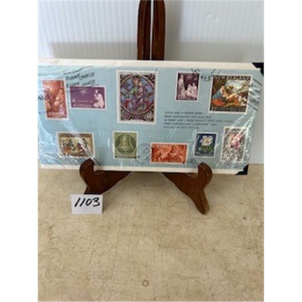 Stamps Xmas sheet