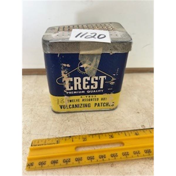 Crest tube patch kit tin