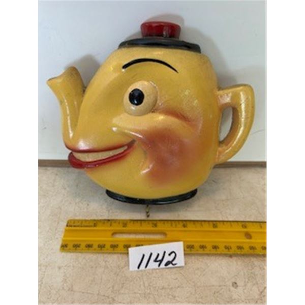 Chalkware kitchen teapot