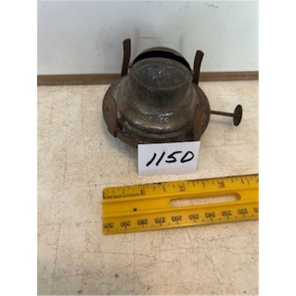 Correct lamp burner