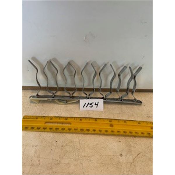 Office rubber stamp holder