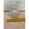 Image 1 : heavy glass butter dish cover