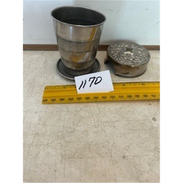 Pat'd Feb. 23/1887 colapse drinking cup